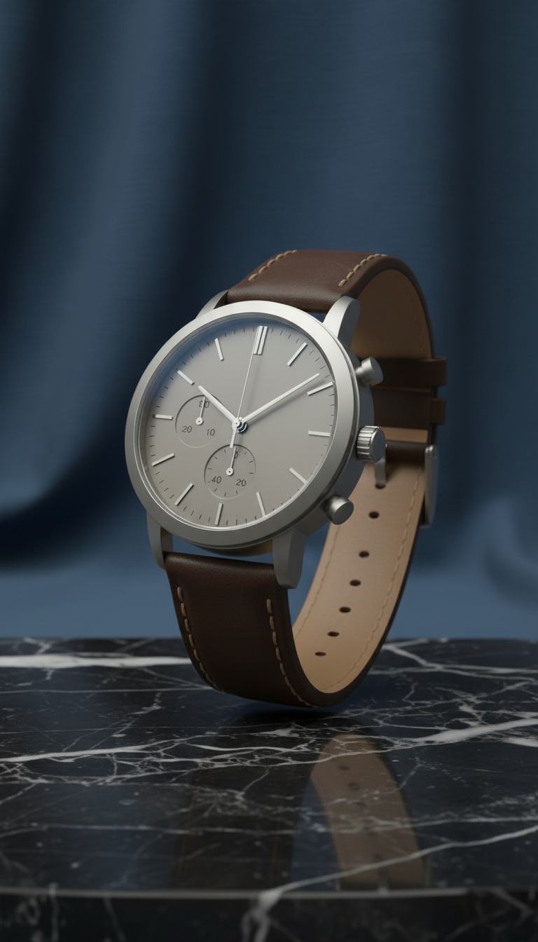 Leather Strap Watch in a new setting